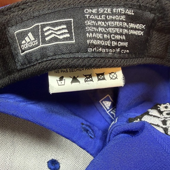 Torrey Pines Golf Adidas Hat Adjustable Blue Embroidered GUC - Picture 4 of 5